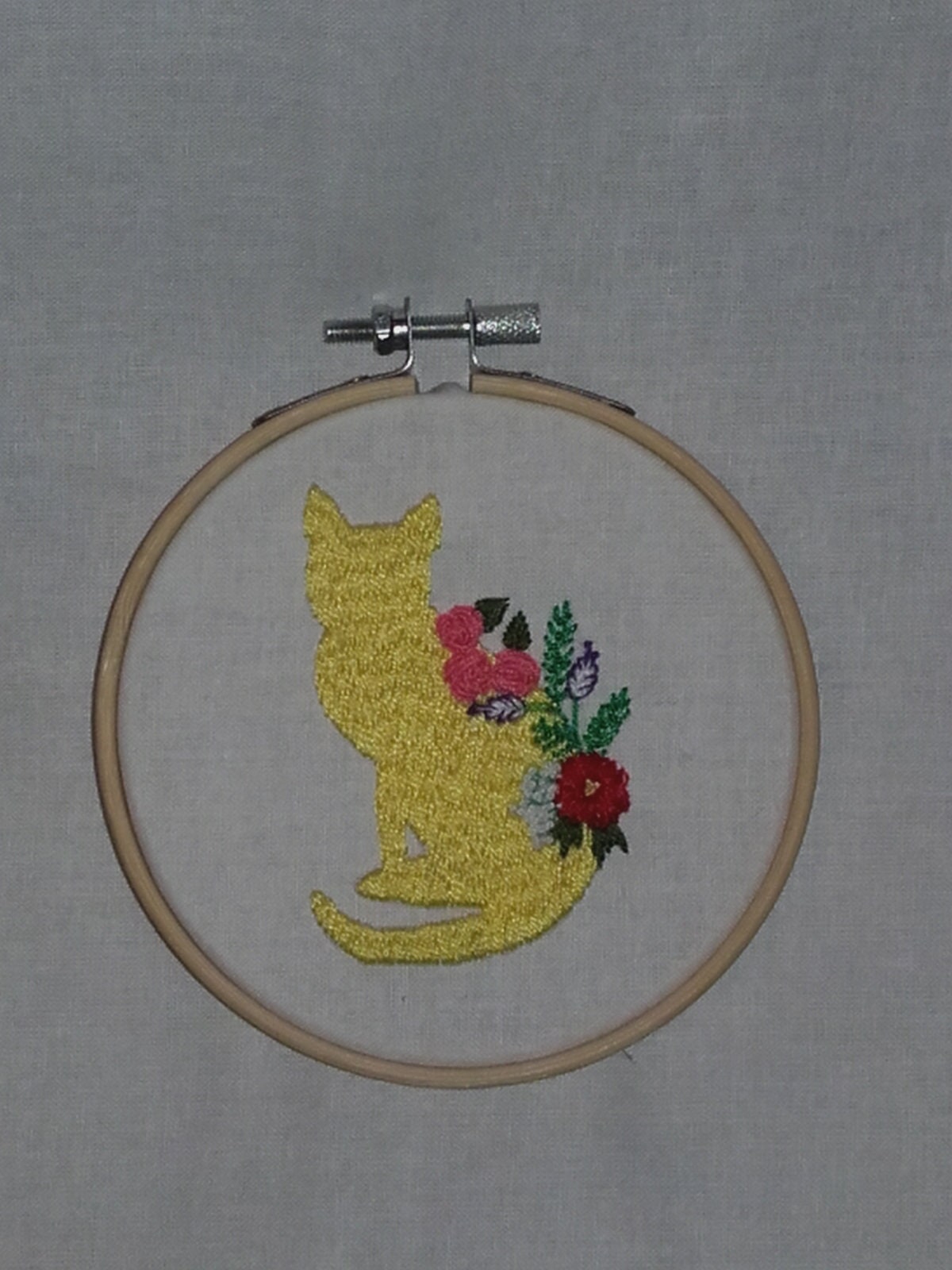 Sunny Cat Embroidery