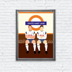 Tottenham Hotspur F.C. - Kane & Son - White Hart Lane (Print)