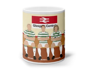 Glasgow Celtic F.C. Legends at Glasgow Central - Bonner / McStay / Brown / McNeill / Larsson / Forrest / Samaras (Mug)