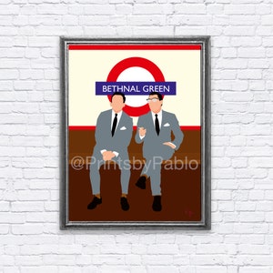 Ronnie & Reggie Kray (1960s) - Bethnal Green (Print)