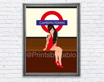 AMY WINEHOUSE at Camden Town