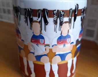 NEW - England Football Lionesses - Euros 2025 WINNERS - Kelly / Bronze / James / Williamson / Stanway / Agyemang / Russo - (Mug)