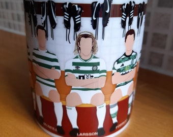 Glasgow Celtic F.C. Boot room Legends - Bonner / McStay / Brown / McNeill / Larsson / Forrest / Samaras (Mug)