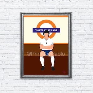 Tottenham Hotspur F.C. - Steve Perryman (1981) - White Hart Lane (Print)