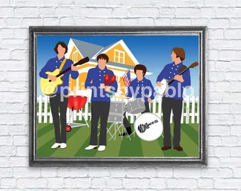 The Monkees - Pleasant Valley Sunday (print)