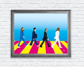 LOS BEATLES en Abbey Road 1969 (v1)