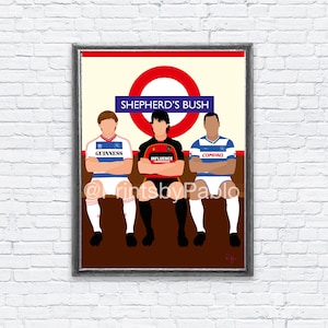 Queens Park Rangers F.C. - Bannister / Wegerle / Ferdinand (Stampa)