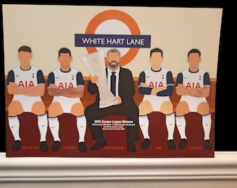 REDUCED PRICE: Europa League Winners 2025 - Tottenham Hotspur F.C. Print (A3)