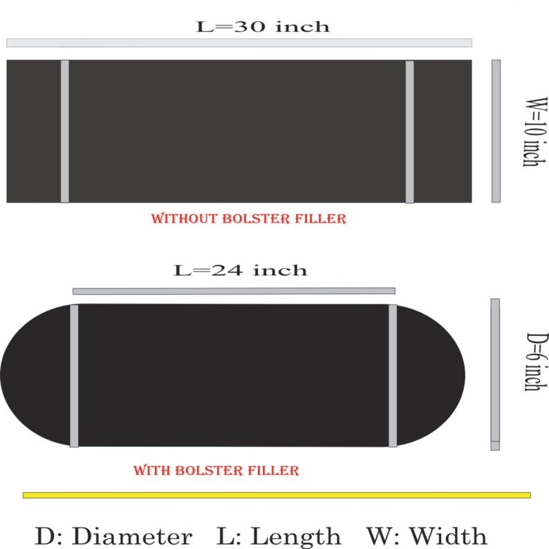 Burgundy Bolster Pillowcase Quilted Cotton Neck Roll Cushion Etsy