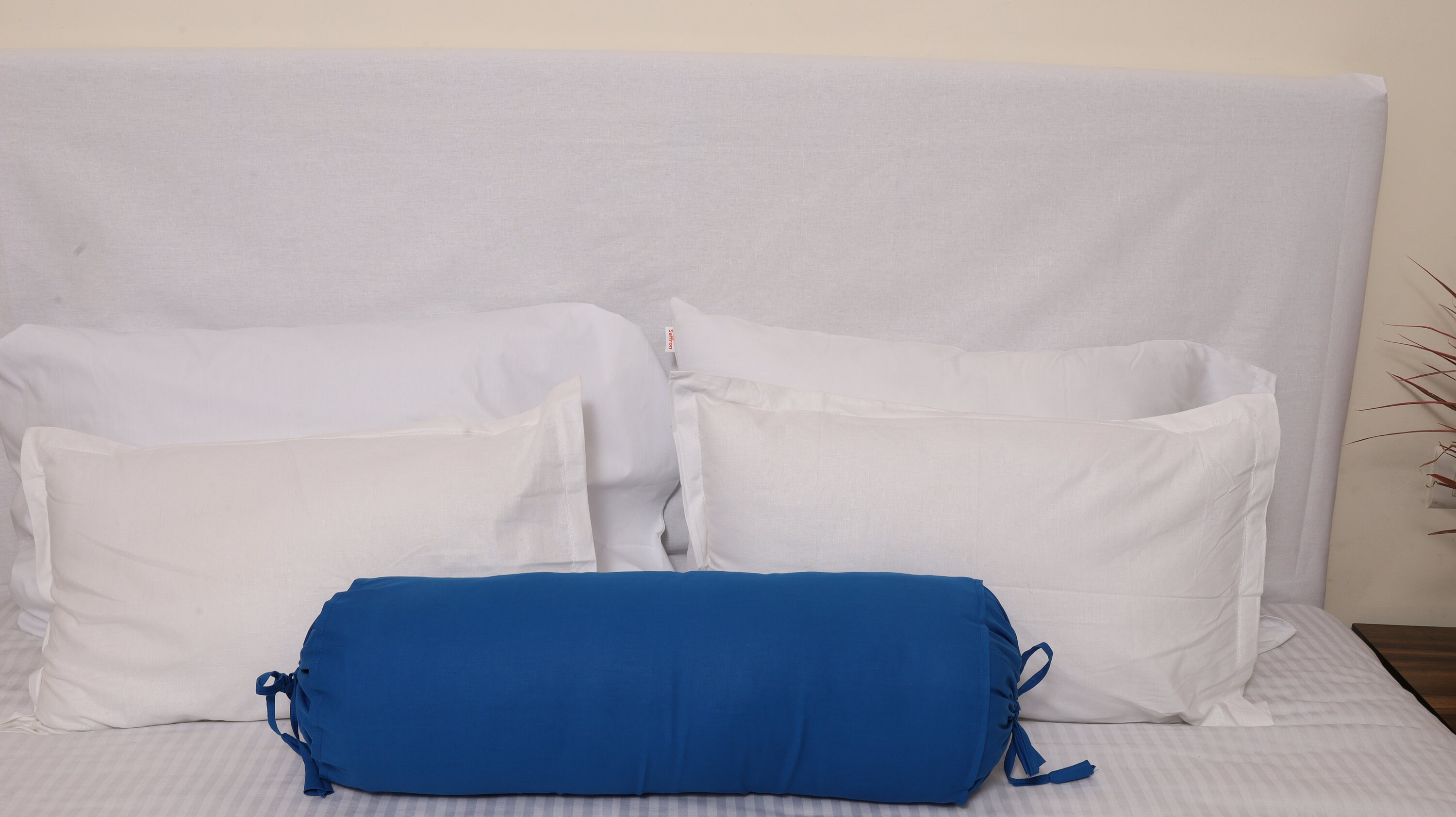 Turquoise Blue Bolster Pillowcase Long Round Cylindrical Etsy