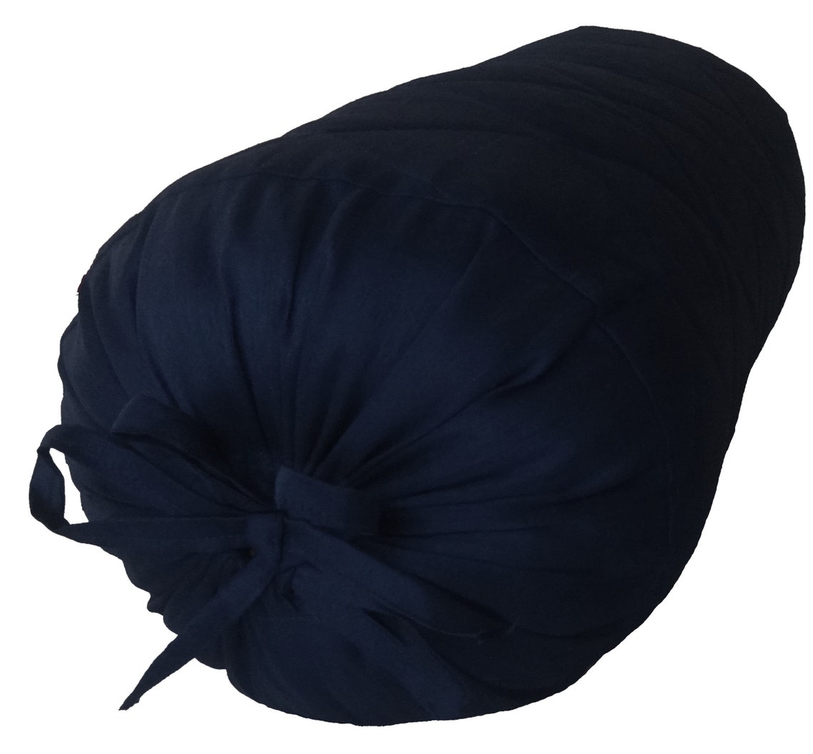 Navy Blue Bolster Quilted polyester Neck Roll Pillowcase Etsy