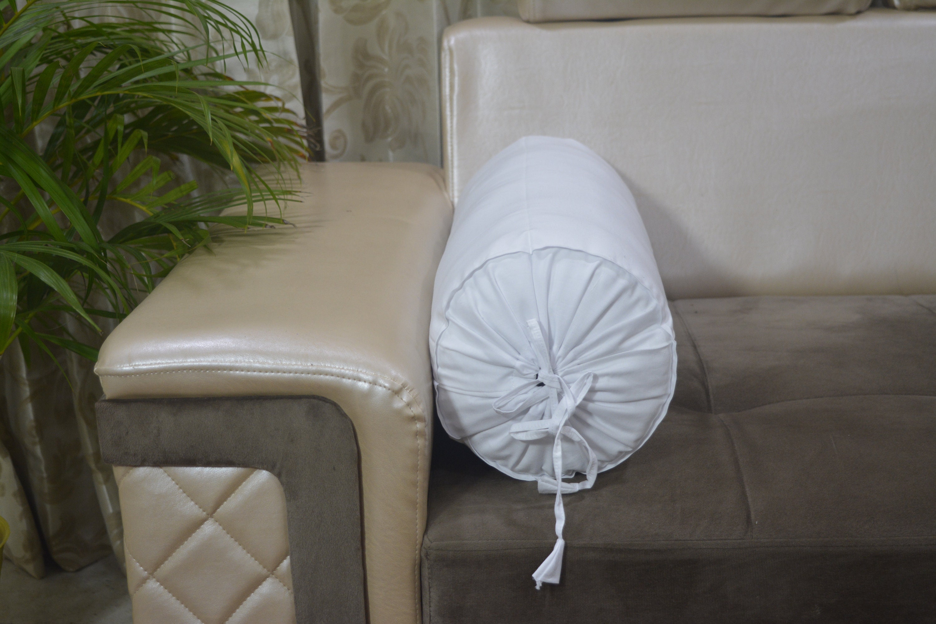 Neck Pillow with washable cover Round Cylindrical Bolster Etsy