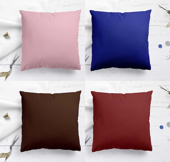 Decorative Cushion Cover Cotton Small To Large Throw Pillow Etsy