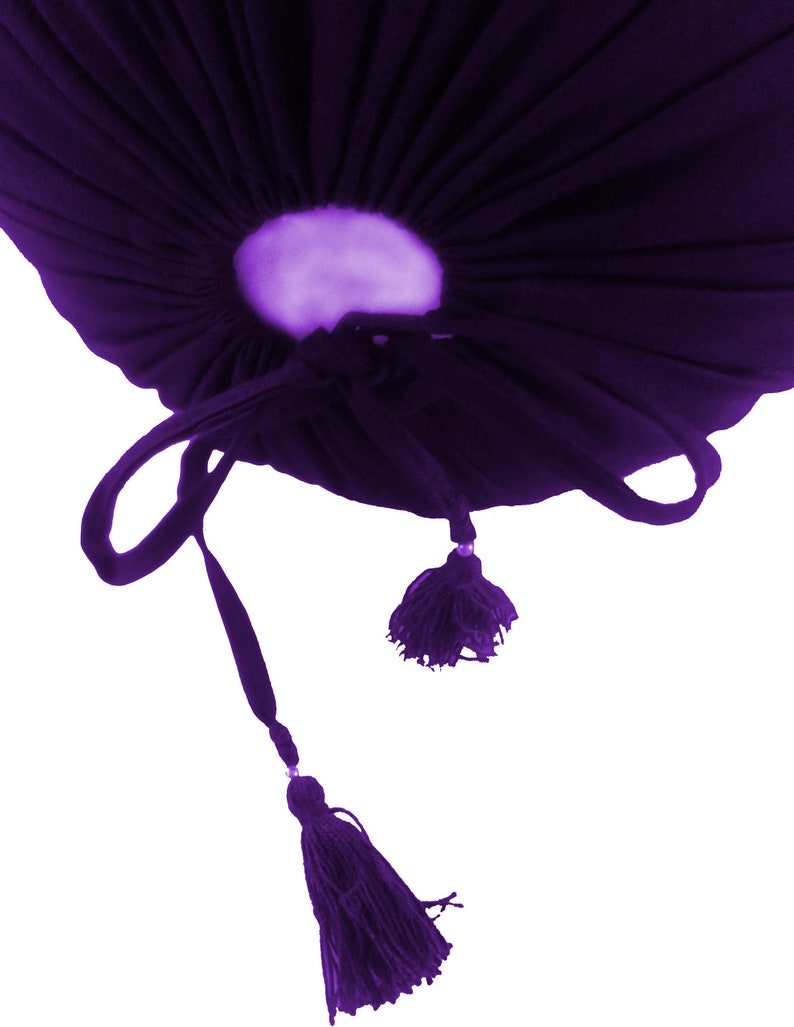 Purple Bolster Pillowcase Quilted Cotton Neck Roll Cushion Etsy