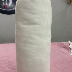 Custom Order—White Bolster Pillowcase Decorative Long Round Yoga Cushion Cover white Cotton for 75 pcs