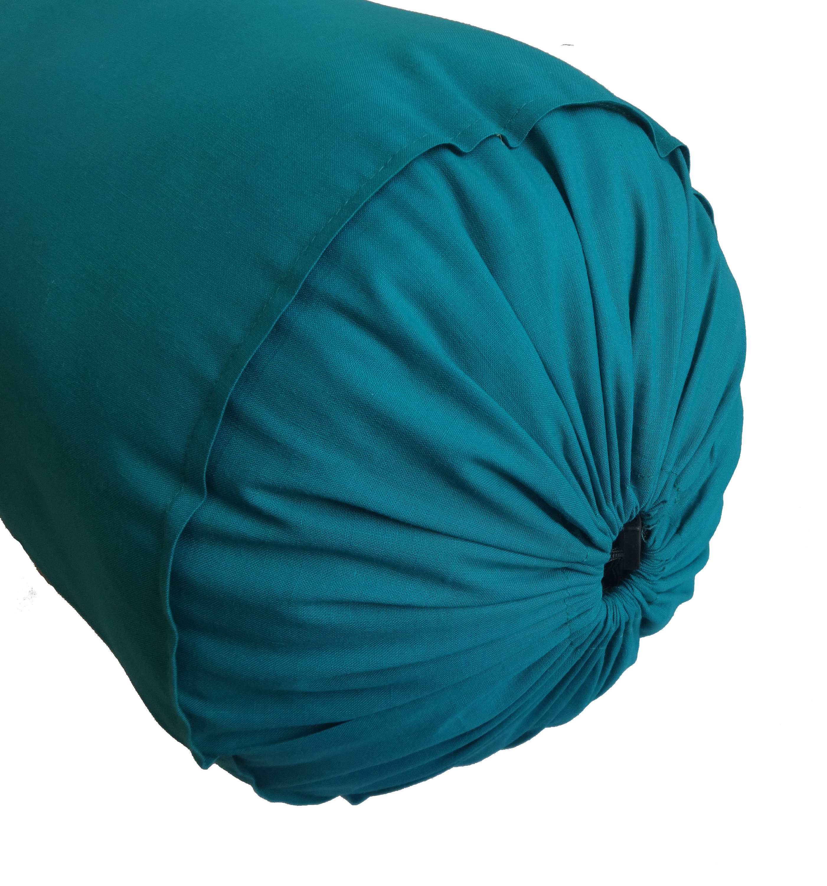 Teal Blue Bolster Neck Roll Pillowcase Decorative Long Round Etsy