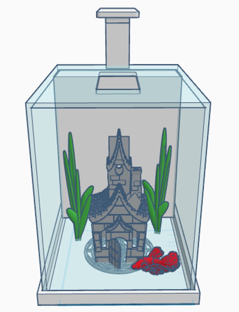 Aquarium Haunted House Etsy