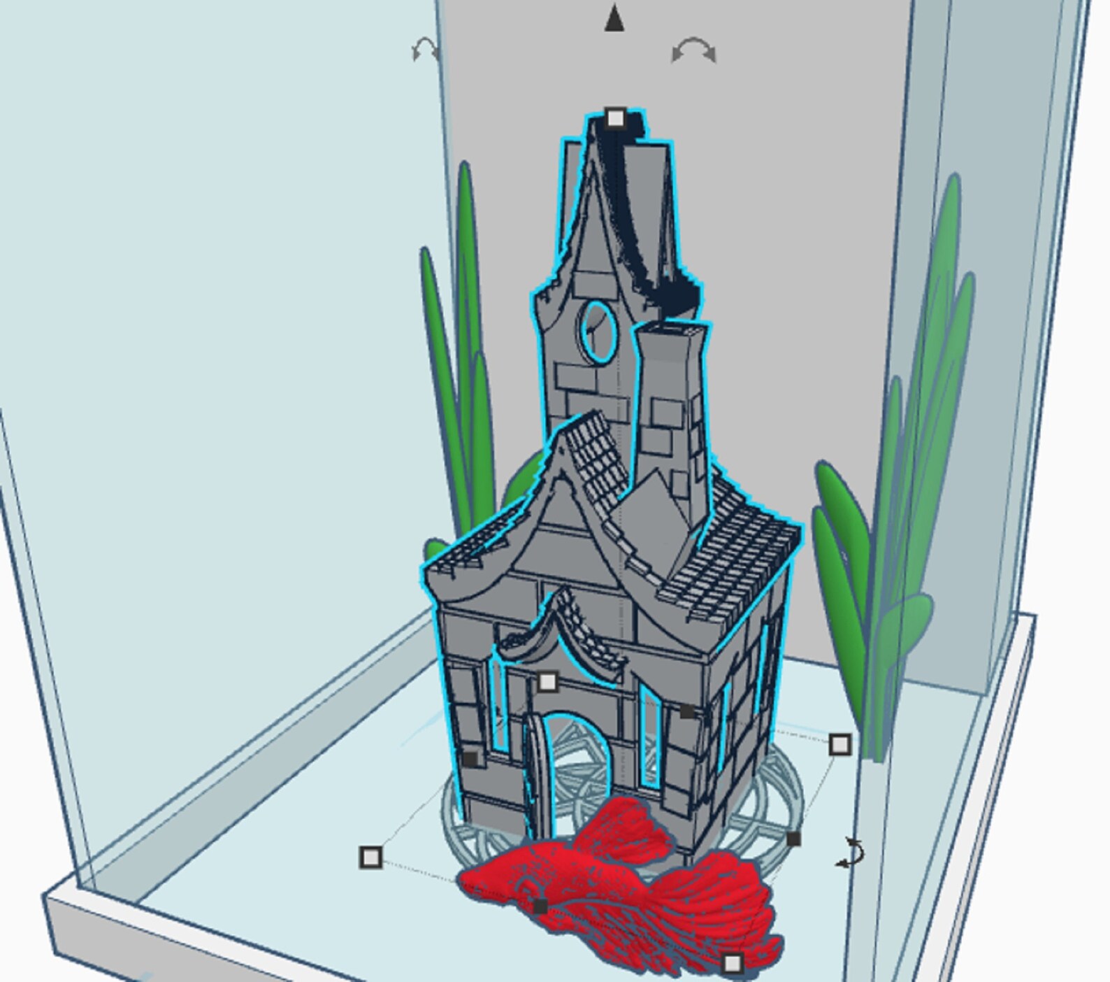 Aquarium Haunted House Etsy