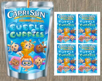 Bubble guppies printable labels