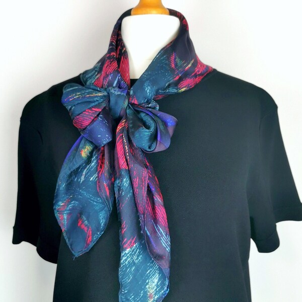 Peacock red scarf main image 0