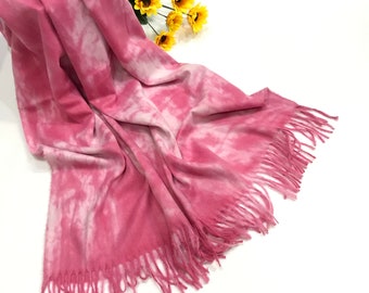 Large Premium Quality Tie Dye Faux Cashmere/Pashmina Warm Winter Scarf