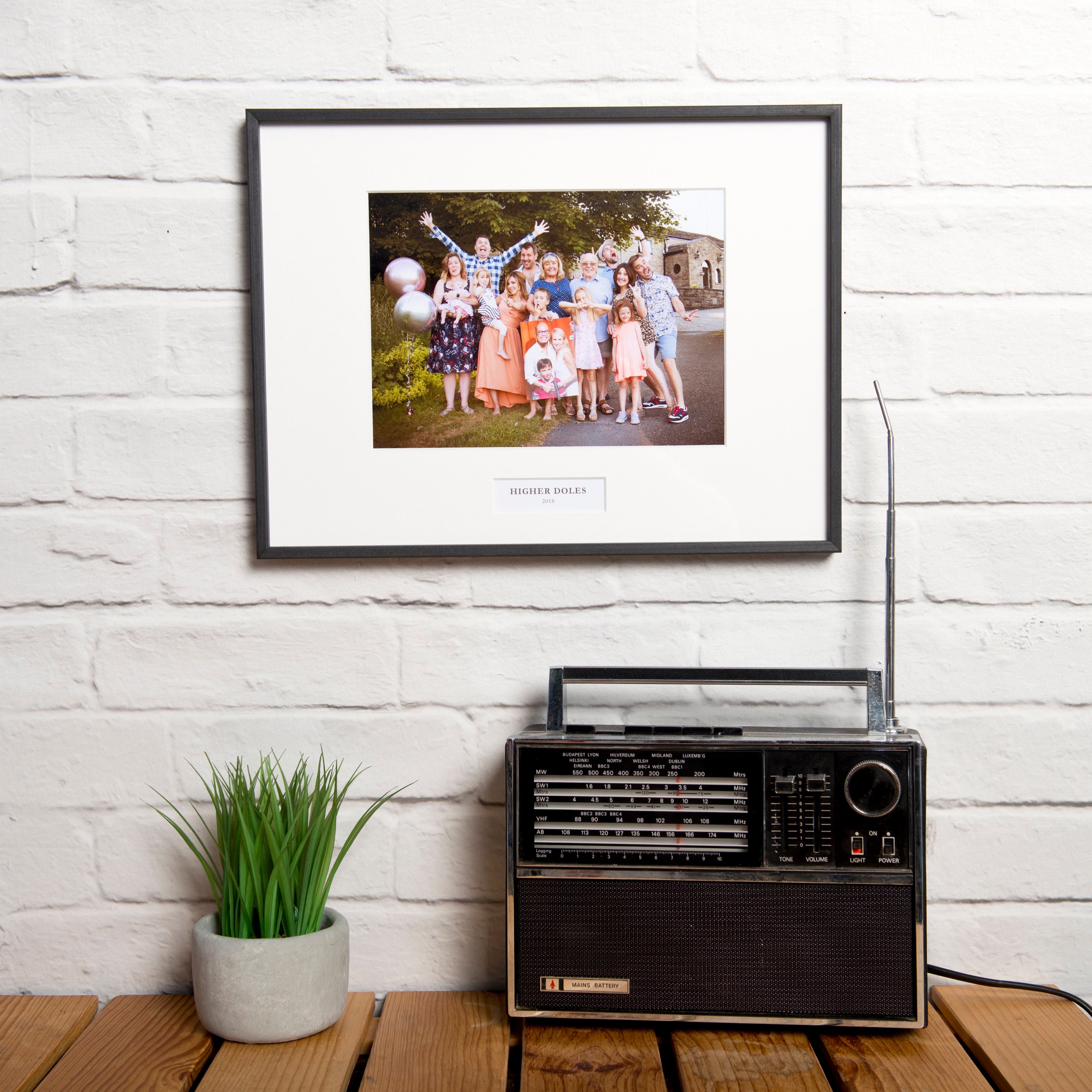 PERSONALISED Photo Frame With Your Caption Contemporary | Etsy