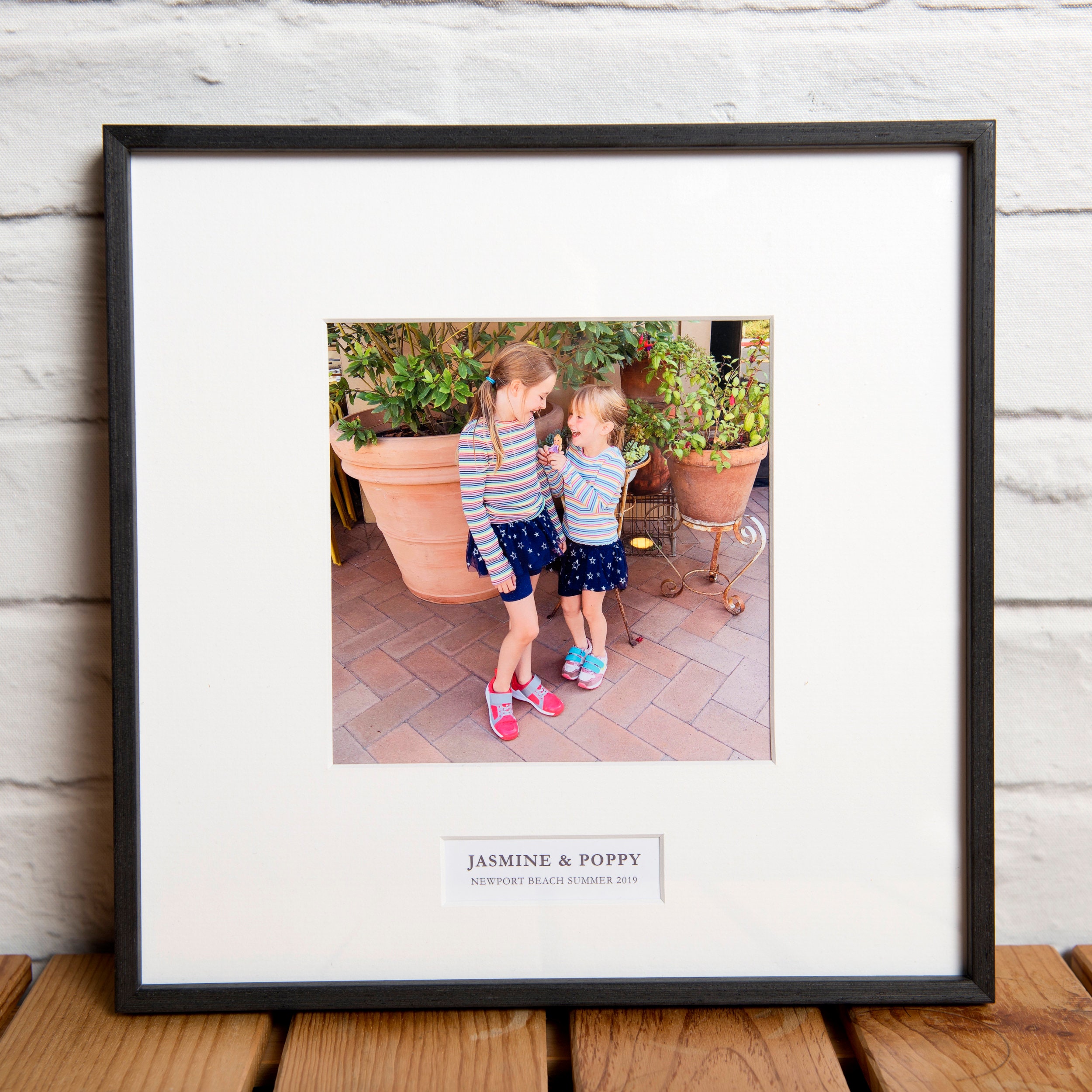PERSONALISED Photo Frame With Your Caption Contemporary Etsy UK