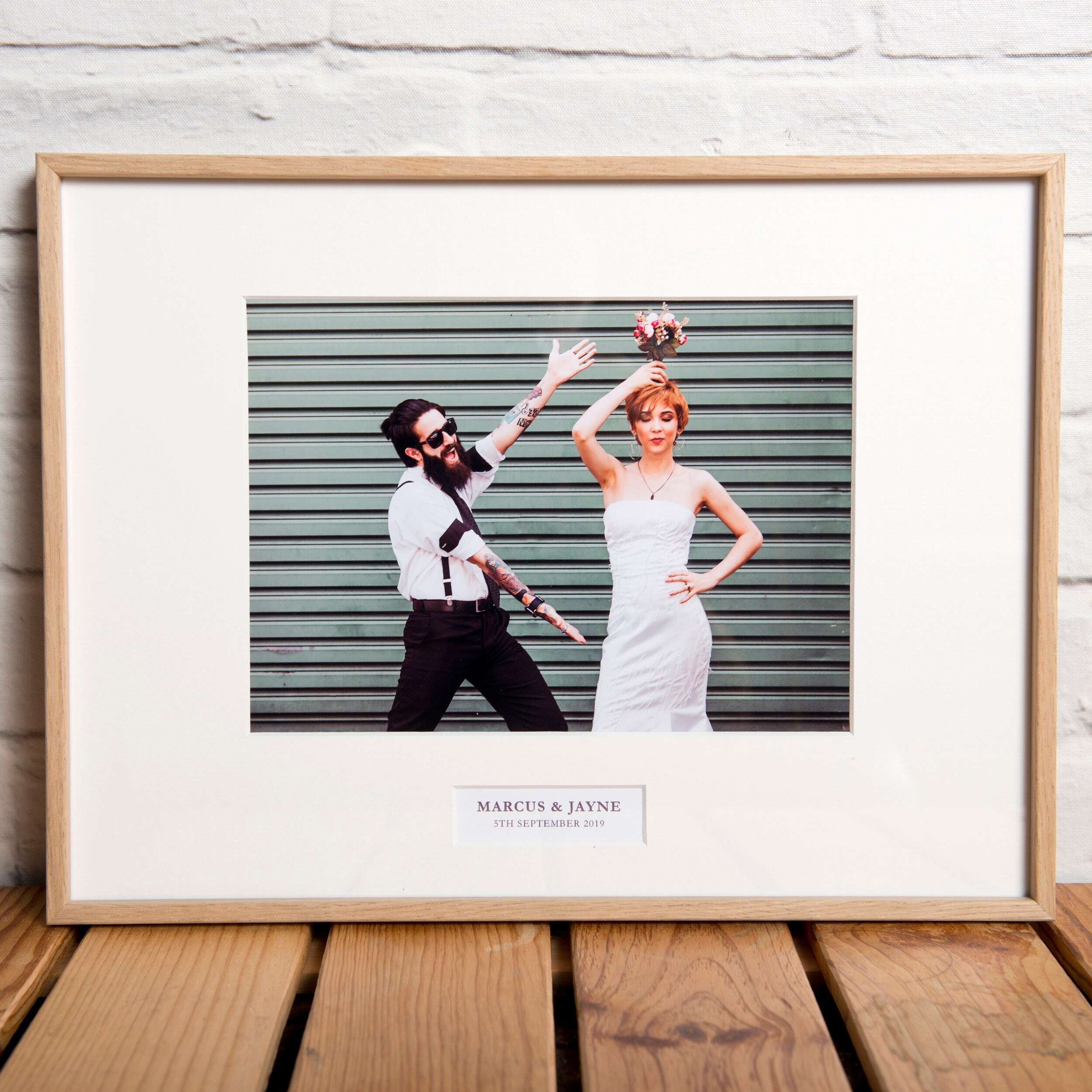 PERSONALISED Photo Frame With Your Caption Contemporary Etsy UK