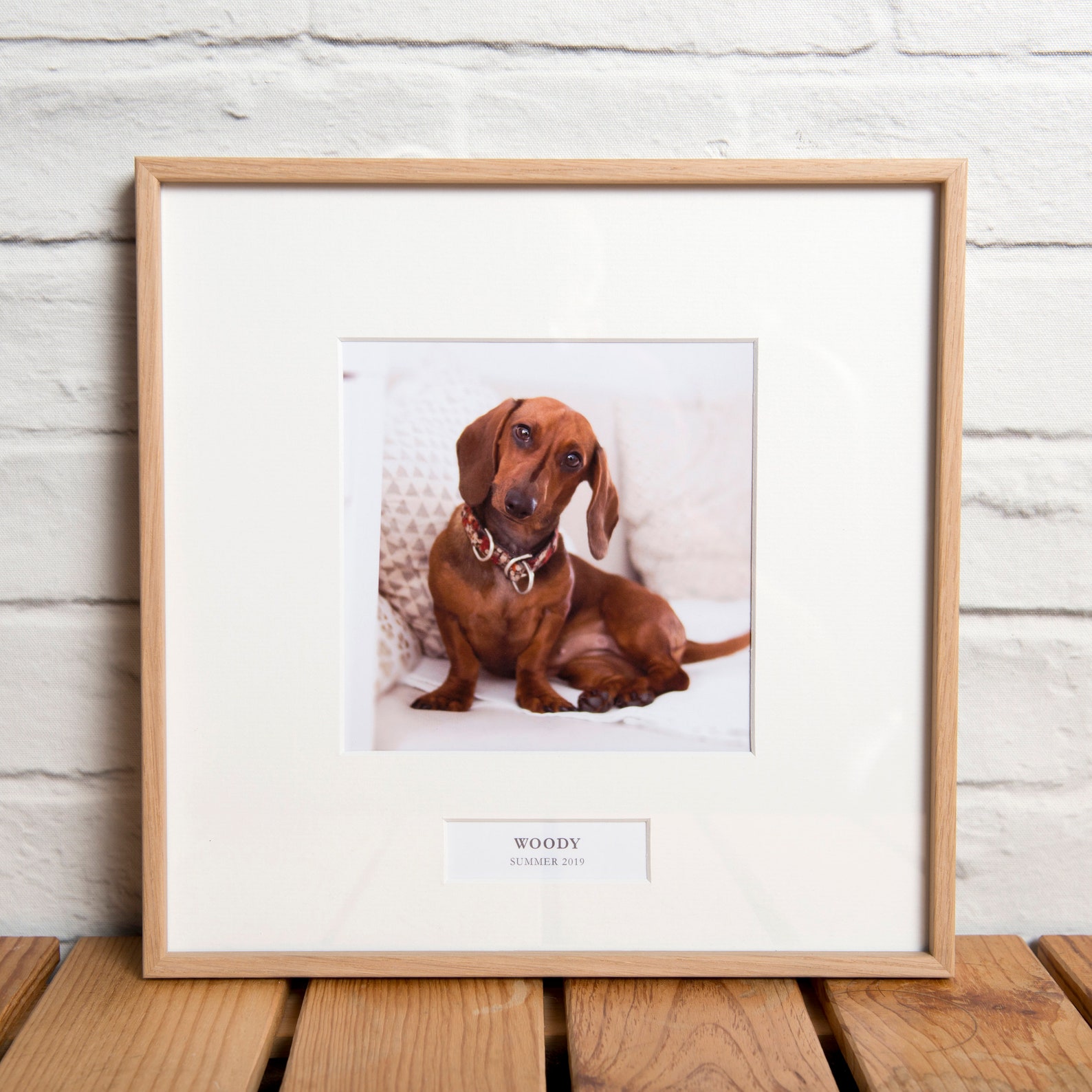 PERSONALISED Photo Frame With Your Caption Contemporary Etsy UK