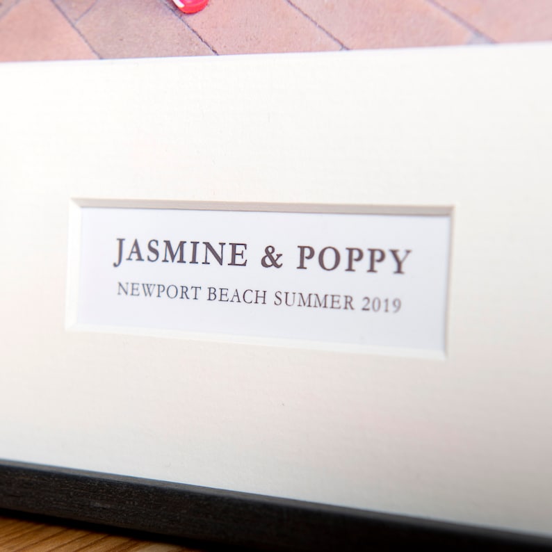 PERSONALISED Photo Frame With Your Caption Contemporary Etsy