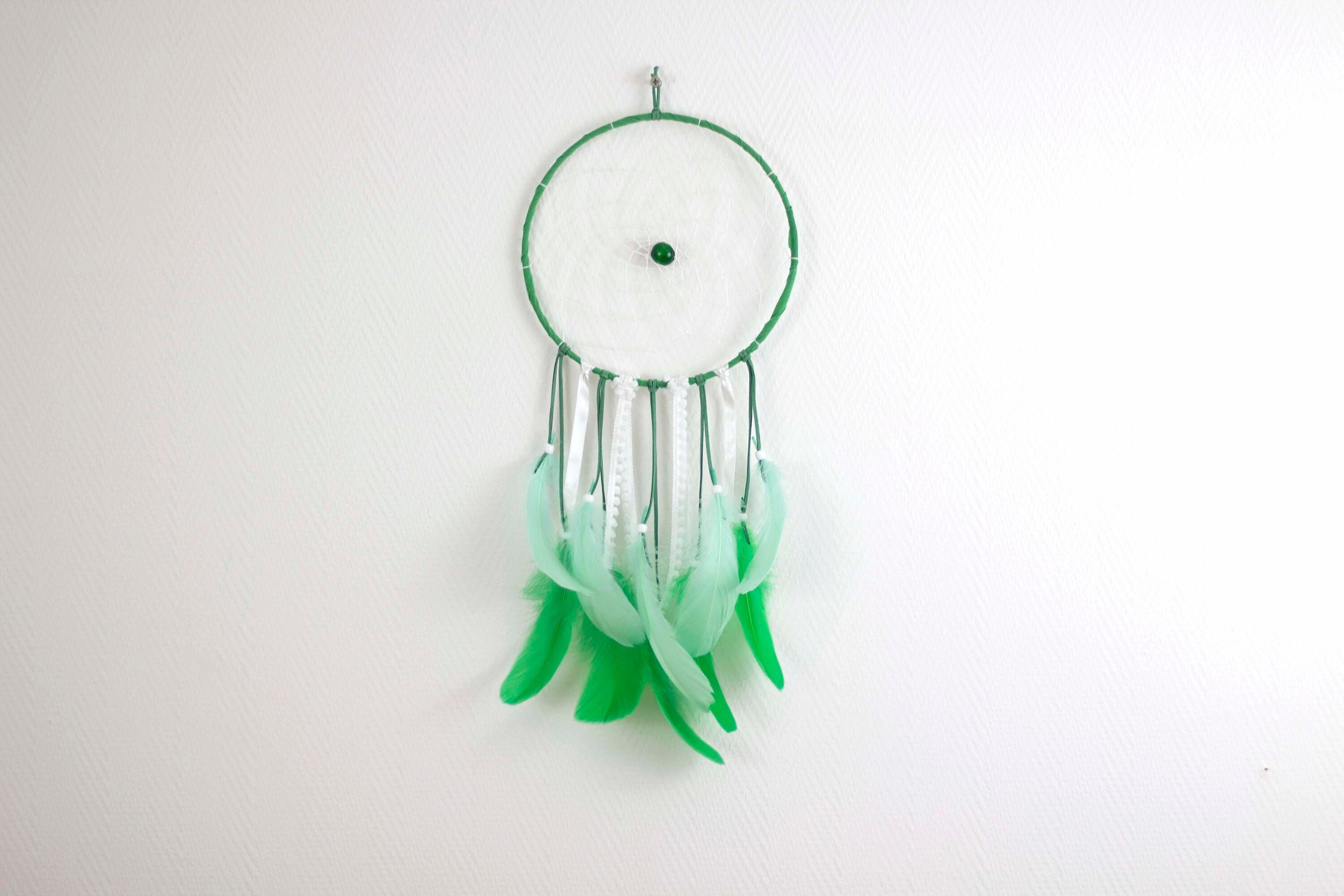 Attrape-Rêves Vert et Blanc
