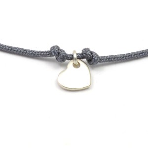 Armband mit Herz Anhänger aus 925 Sterling Silber