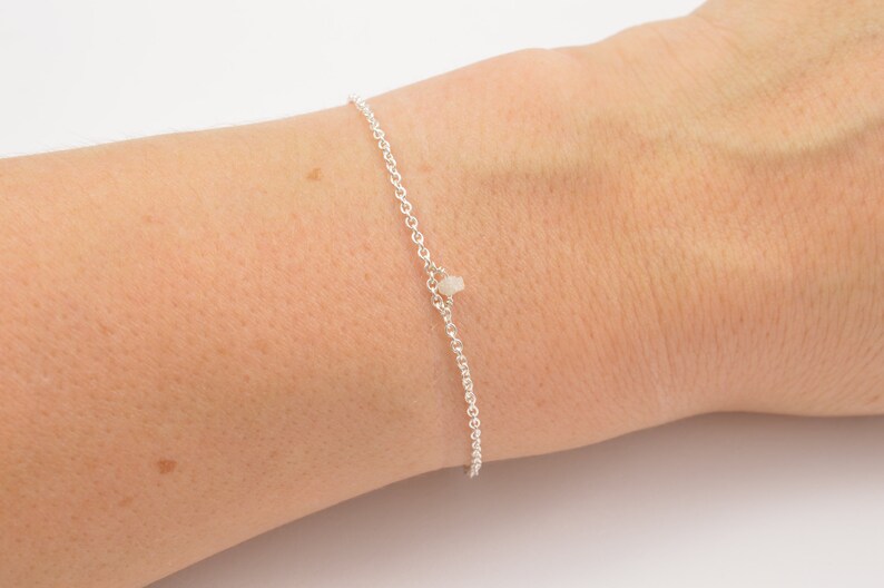 Diamant Armband 925 Sterling Silber Brautschmuck zdjęcie 1