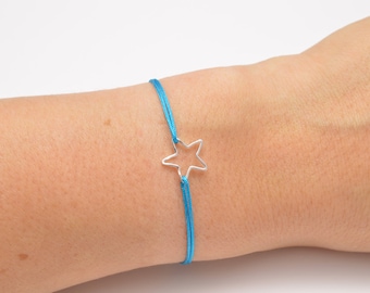 Bracelet star from 925 sterling silver