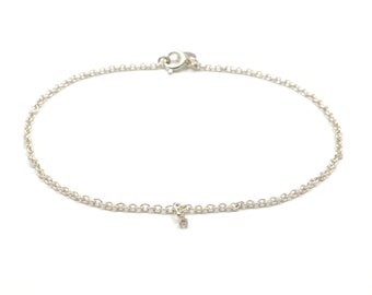 Bridal Jewelry Bracelet 925 silver with mini cubic Zirconia