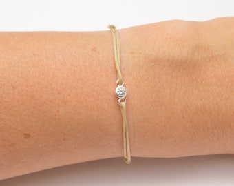 Armband mit 925 Silber Anhänger mit Zirkonia Brautschmuck