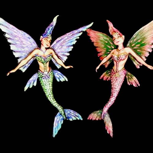 Flying Fish shops Mermaids wall hanging 1