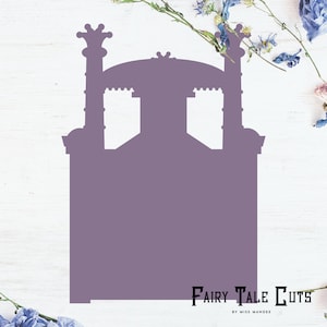 Tiana&#39;s Palace, Princess and the Frog Castle, Tiana Inspired File Silhouette Design - Digital Download - SVG, Vector, Cricut, Silhouette