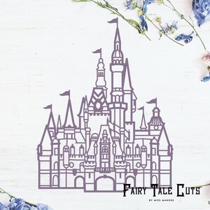 Enchanted Storybook Castle Inspired File Design - Shanghai Castle - Digital Download - SVG, Vector, Cricut, Silhouette, Clip Art