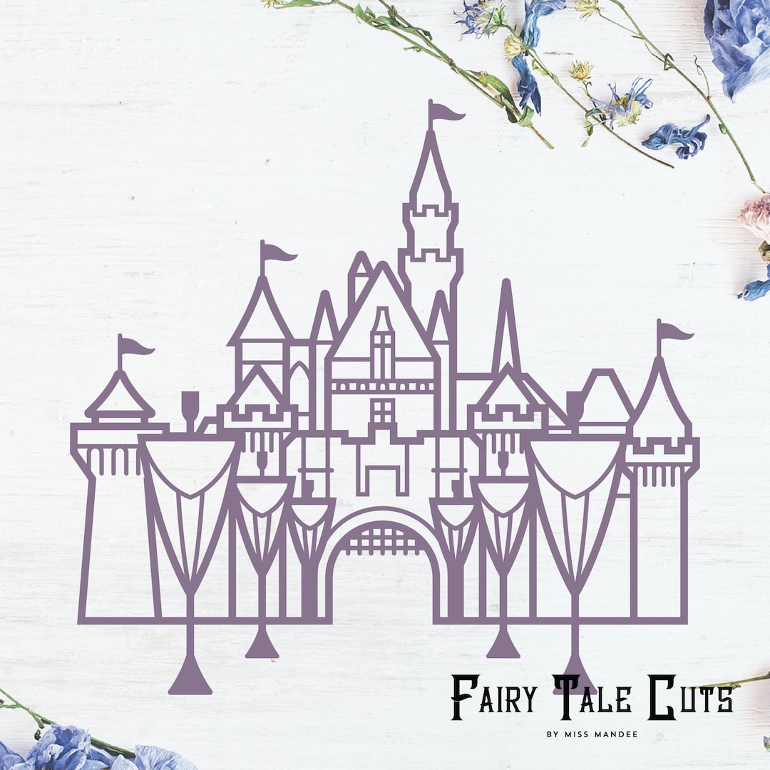 Sleeping Beauty Castle Silhouette