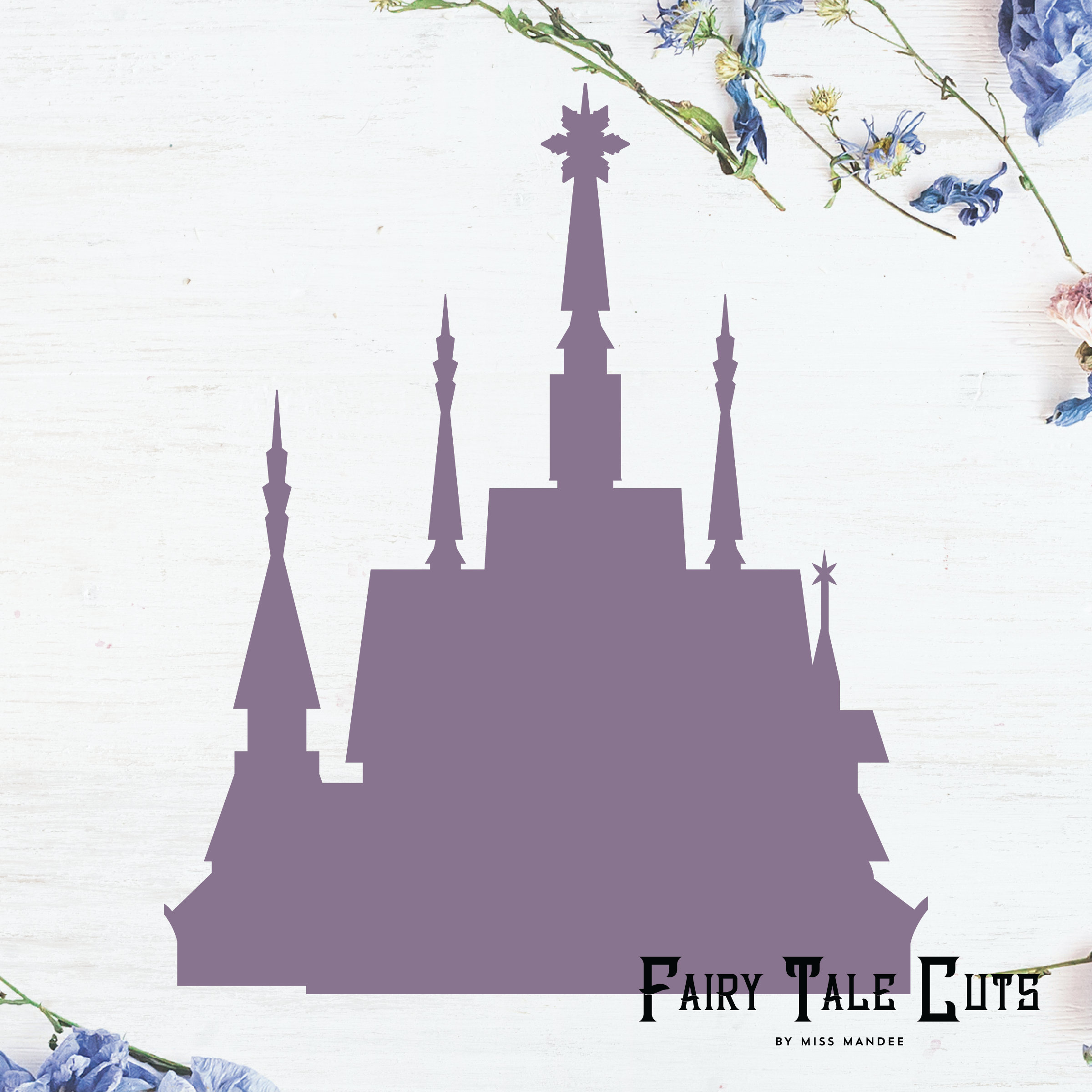 Arendelle Castle Silhouette Frozen Inspired File Design Etsy