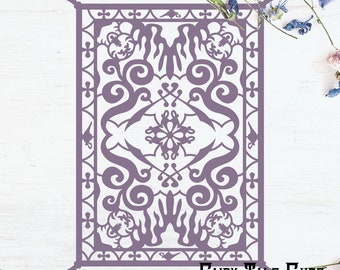Aladdin Inspired Magic Carpet File Design - Digital Download - SVG, Vector, Cricut, Silhouette, Clip Art