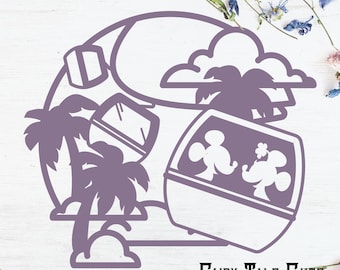 Skyliner inspiriert Schnitt Datei Design - digitaler Download - SVG, Vektor, Cricut, Silhouette, Clip Art