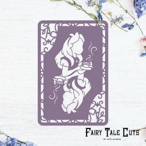 Alice in Wonderland Inspired Playing Card File Design - Digital Download - SVG, Vector, Cricut, Silhouette, Clip Art