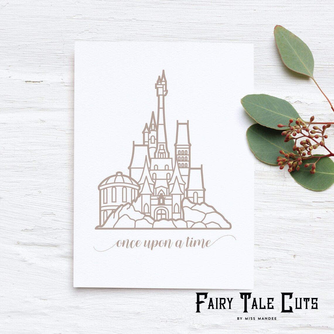 Beasts's Castle Beauty and the Beast Castle Inspired File - Etsy