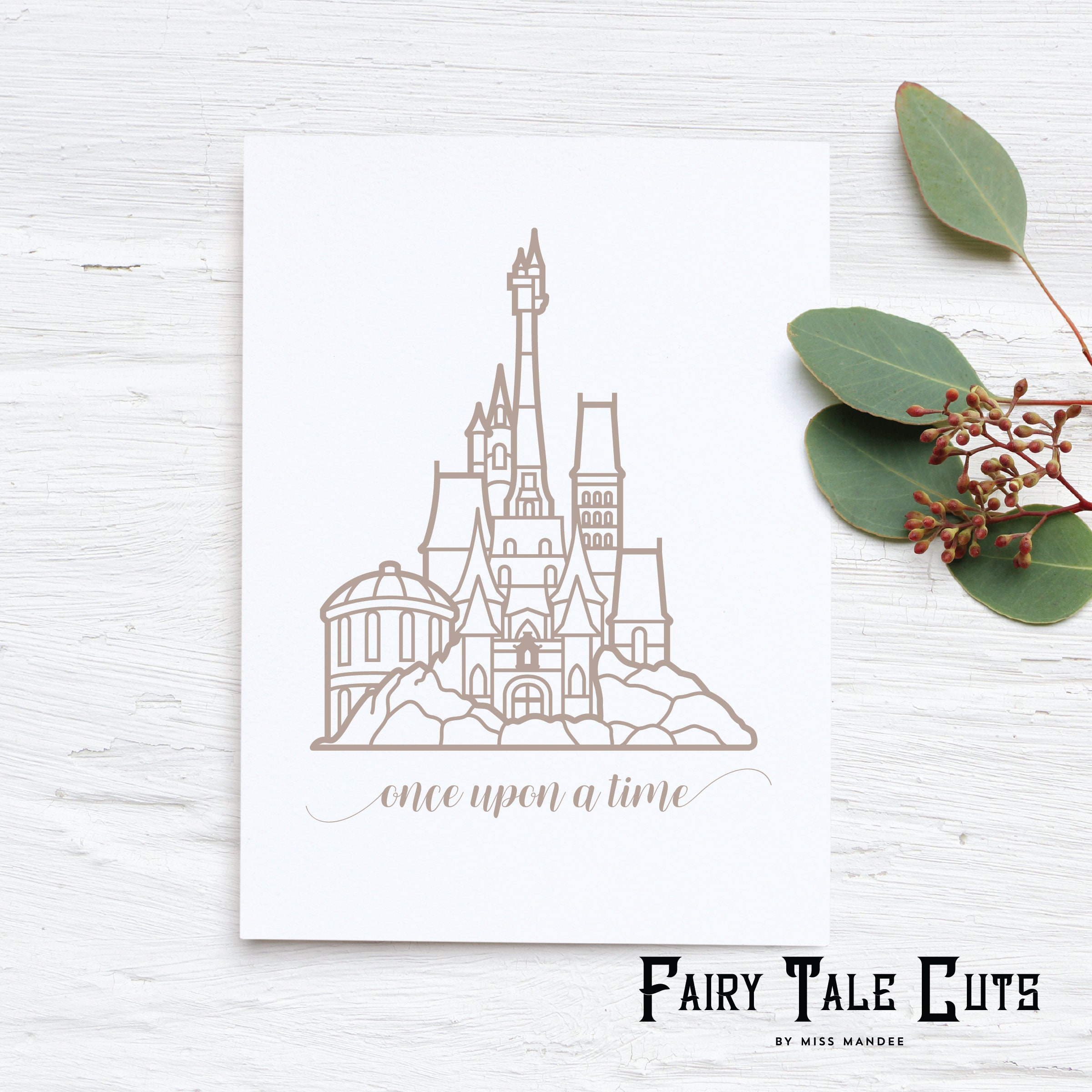 Beasts's Castle Beauty and the Beast Castle Inspired File - Etsy