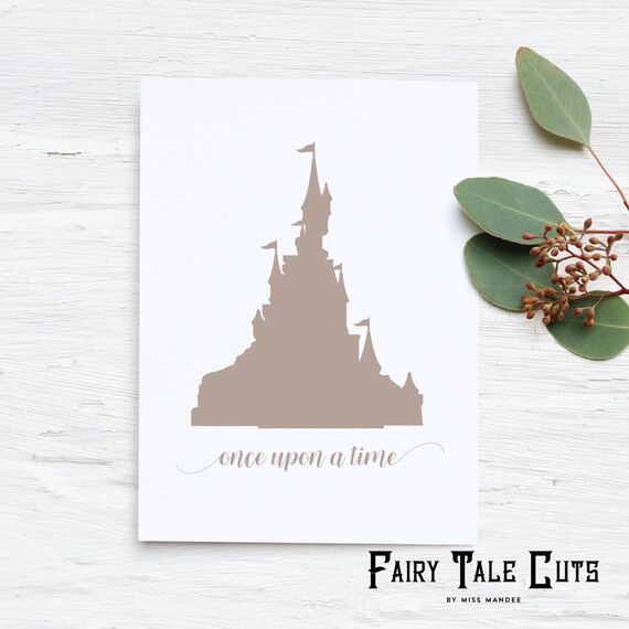 Disneyland Paris Castle Inspired File Design Silhouette Etsy