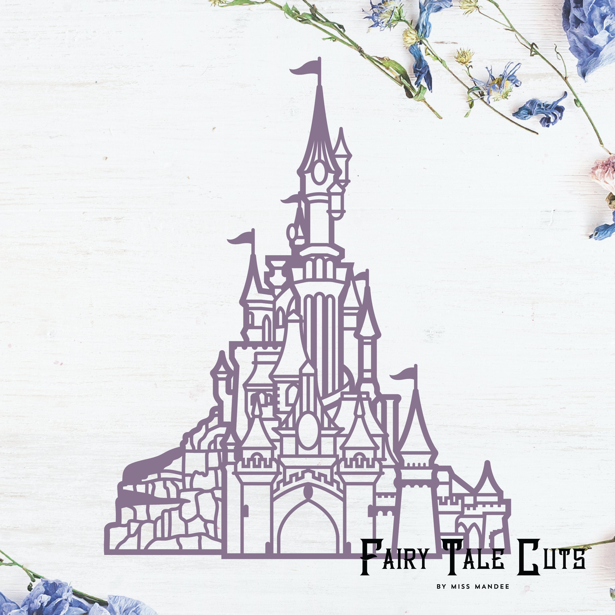 Disneyland Paris Castle Inspired File Design Sleeping 