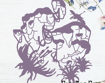 Avatar Flug der Passage inspirierte Schnittdatei Design - Animal Kingdom Cut File - Digital Download - SVG, Vektor, Cricut, Silhouette, Clip Art