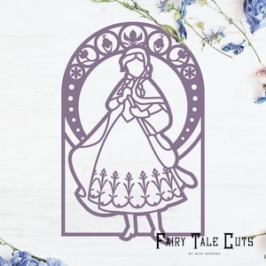 Anna Inspired File Design - Digital Download - SVG, Vector, Cricut, Silhouette, Clip Art